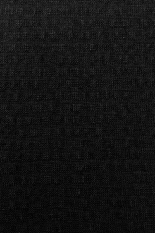 Cotton Seersucker in Black0