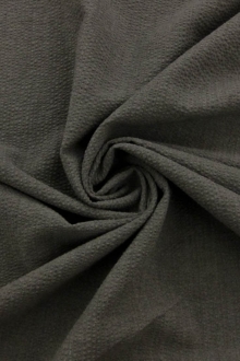 Virgin Wool Lycra Seersucker Light Grey0