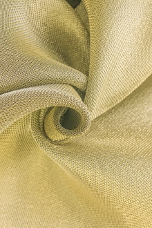 Silk and Viscose Metallic Crepe with Gold Back0