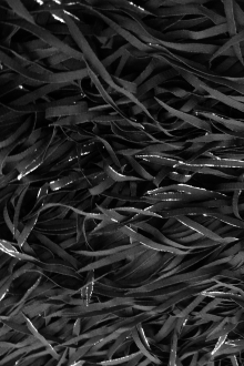 Novelty Fringes with Metallic Silver Detail0