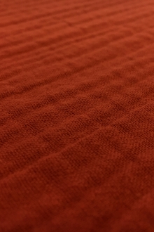 Cotton Crinkle Double Gauze in Auburn0