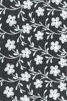 EMBROIDERED SOUFFLÉ NET0