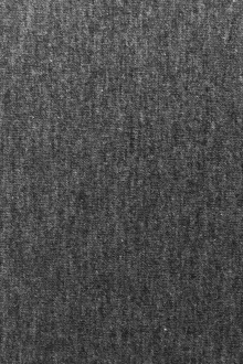 Cotton And Spandex French Terry in Charcoal Heather Grey0