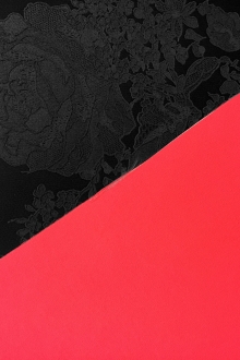 Polyester and Silk Blend Double Face Zibelline0