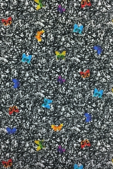 Cotton Broadcloth Butterflies Digital Print0