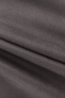 Stretch Suede with Scuba Backing in Charcoal0