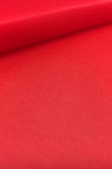Japanese Polyester Chiffon in Race Car Red0