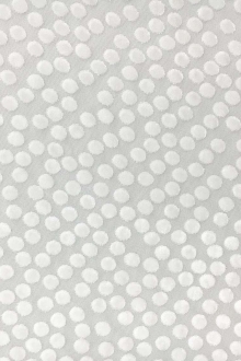 Silk and Rayon Burnout Velvet with Dots0