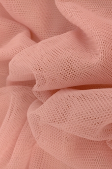 Nylon Bobbinet in Tearose0