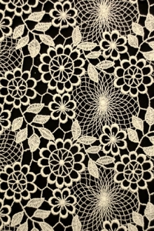 Metallic Guipure Lace0