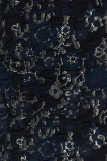 Metallic Brocade with Abstract Flowers0