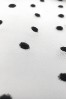 Polka Dot Flocking on Tulle0