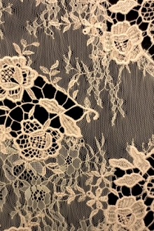 Embroidered Chantilly Lace0