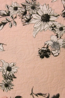 Cotton Blend Matelasse Print 0