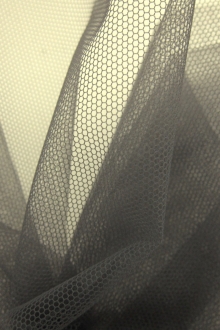 Italian Nylon Tulle in Grigio Piombo1