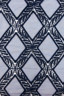 Novelty Embroidered Cut Out Tulle0