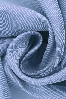 Metallic Polyester Twill in Baby Blue0
