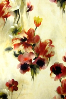 Printed Silk Mikado0