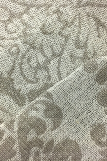 Doubleface Upholstery Linen Damask With Filigree0