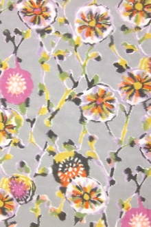 Printed Silk Chiffon0