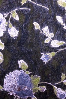 Silk Blend Metallic Cloqué0