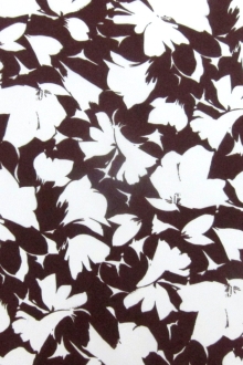 Printed Silk Satin Organza0