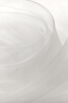 Japanese Polyester Extra Fine Organza in White0