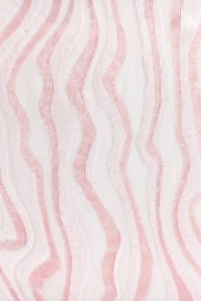 French Silk and Lurex Burnout Velvet with Large Waves0