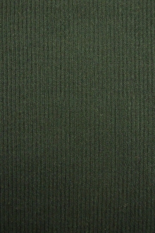 Virgin Wool Rib Knit in Dark Hunter0