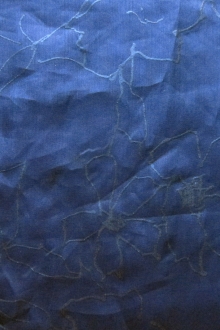 Metallic Printed Silk Satin Organza0