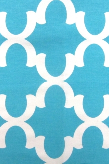 Cotton Canvas Lantern Tiles Print0