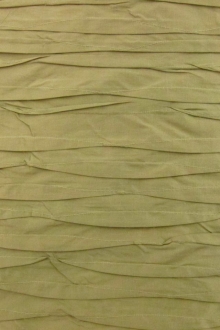 Iridescent Tucked Silk Shantung0