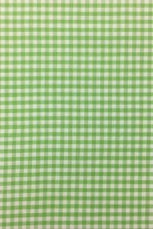Carolina Cotton Gingham in Lime0