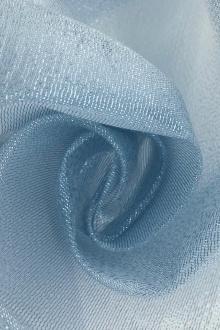 Italian Metallic Crinoline in Baby Blue0