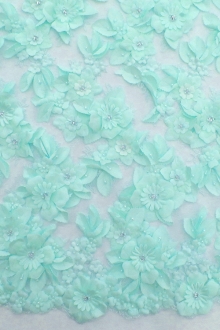 Flower Appliqué on Tulle0