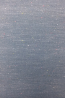 Cotton Chambray Novelty In Blue With Neon Specks0