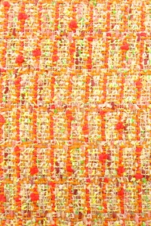 Cotton Nylon Poly Blend Tweed0