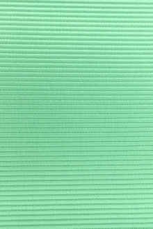 Italian Cotton and Acetate Ottoman in Turquoise0