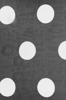 Printed Silk Chiffon with Polka Dots0