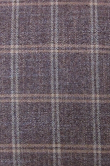 Italian Bamboo Plaid Suiting 0