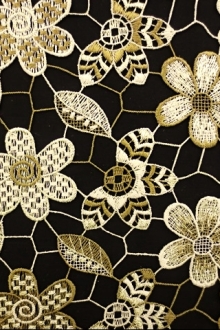 Metallic Guipure Lace0