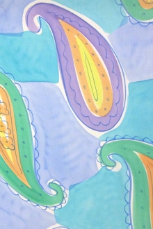 Printed Silk Chiffon0