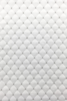 Quilted Novelty Knit in White0