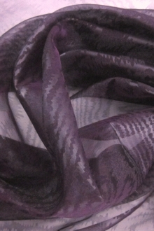  Iridescent Silk Blend Organza Moiré 0
