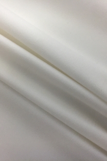 Cotton Blend Stretch Sateen in White0