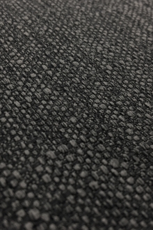Linen Look Poly Upholstery in Charcoal0