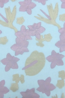 Silk Metallic Fil Coupé Organza0