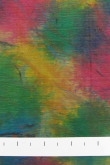 Tie Dye Crinkle Silk Chiffon0