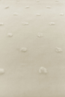Cotton Poly Swiss Dot in Ivory0