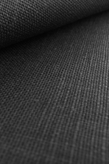 Medium Weight Linen in Black0